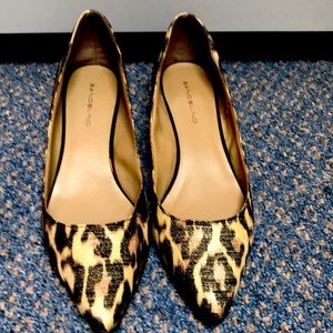 Leopard wedges